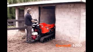 Cormidi C1200  Mini Tracked Dumper  Easy to Transport [upl. by Aserahs813]