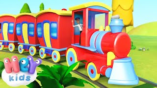 Hör wie der Zug pfeift 🚂 Zug kinderlied  KinderliederTV [upl. by Koball52]