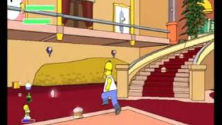 10Minute Gameplay  The Simpsons Game Wii [upl. by Tlevesor]