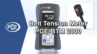 Belt Tension Meter PCEBTM 2000 [upl. by Eanrahs]