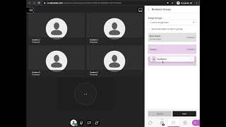 Create Breakout Groups in Blackboard Collaborate Ultra [upl. by Weide761]