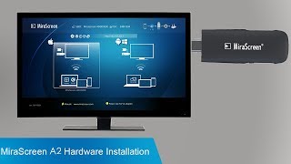 How to install MiraScreen A2 WiFi Display Dongle [upl. by Aissatan]