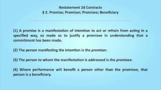 12 Contracts Promissory Estoppel [upl. by Ursulette]