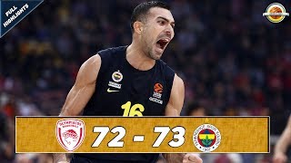 Olympiacos Piraeus  Fenerbahce Istanbul 7273 ● Full Highlights ● Round 7 [upl. by Rissa]