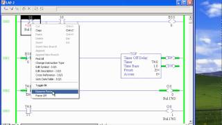 programacion de timers plc Allen Bradleymp4 [upl. by Woo312]