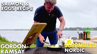 Gordon Ramsay Cooks Up A Fresh Nordic Salmon Breakfast  Scrambled [upl. by Anilegna]