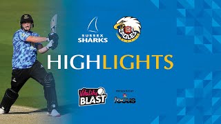 Highlights  Sussex Sharks vs Essex Eagles  T20 Vitality Blast [upl. by Marko]