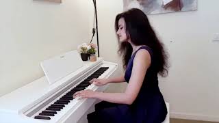 Shubhashree  Main Agar Kahoon Om Shanti Om  Piano Cover [upl. by Daffodil882]