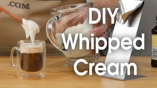 DIY whipped cream in 60 seconds [upl. by Isborne]