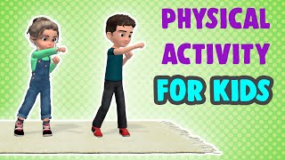 Physical Activities For Kids Get Active At Home [upl. by Ecinerev]