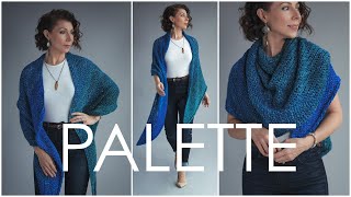 How to Knit this GORGEOUS Shawl Easy Beginner Knitting Pattern [upl. by Nuahsed390]