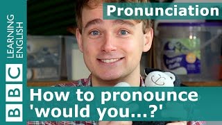 Pronunciation How to pronounce would you [upl. by Nnairrek]