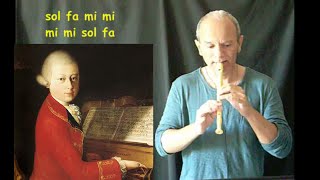 Aria Italiana di Mozart facile e con spartito [upl. by Klemens617]