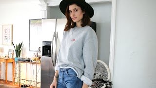 DIY Reconstruct and Style an Oversized Sweatshirt [upl. by Stark]