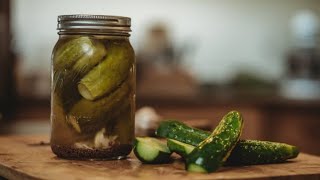 The Quickest Homemade Pickles Ever  Refrigerator Pickle Recipe [upl. by Cyler876]