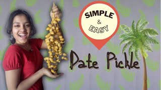 Date Pickle  ഈന്തപഴം അച്ചാർ  SIMPLE amp EASY Recipe  Malayalam  Elna Sara [upl. by Washburn493]