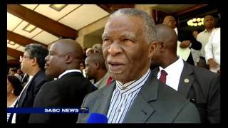 Mbeki Motlanthe pay tribute to Naidoo [upl. by Atekal]