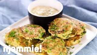 Courgettekoekjes Recept  njammie [upl. by Simone]