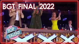 ALL 2022 BRITAINS GOT TALENT FINAL PERFORMANCES  Top Talent [upl. by Sieber431]