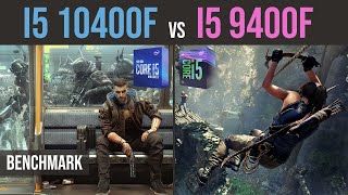 intel i5 10400f vs intel i5 9400f test in 8 games [upl. by Nonregla]