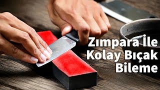 Zımpara İle Kolay Bıçak Bileme Nasıl Yapılır  🔪🔪🔪 [upl. by Minny273]