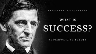 What is Success  Ralph Waldo Emerson Powerful Life Poetry [upl. by Decamp]