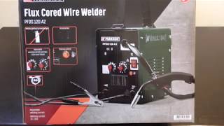 UNBELIEVABLE PARKSIDE FLUX CORED WIRE WELDER UNBOXING [upl. by Madeleine943]