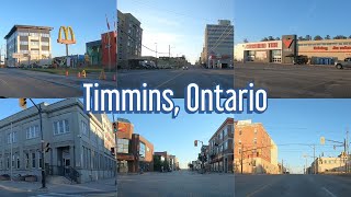 Driving Through Timmins Ontario [upl. by Elleiand]