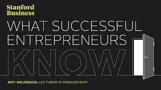 What Successful Entrepreneurs Know [upl. by Carlyle]