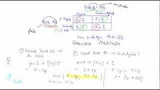 Gemischte Strategie Spieltheorie [upl. by Donohue]