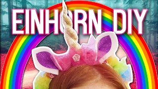 DIY Einhorn Kostüm in 10 Minuten selber machen l Last Minute Unicorn Costume l DIY or DIDont [upl. by Ocirled]