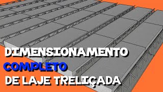 Dimensionamento de Laje Treliçada [upl. by Fair]