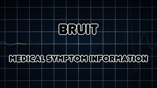 Bruit Medical Symptom [upl. by Thgiwd]