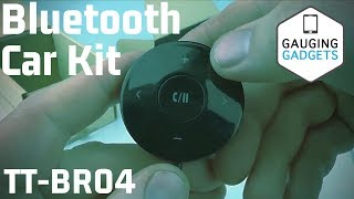 TaoTronics Bluetooth Car Kit Review  TTBR04  Mic Test [upl. by Burnsed969]