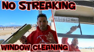 HOW TO CLEAN WINDOWS WITHOUT STREAKING [upl. by Ecyak]