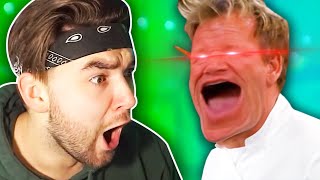 KingWoolz Reacts to GORDON RAMSAY RAGE MOMENTS AGAIN Part 348282 [upl. by Maurreen924]