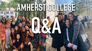 AMHERST COLLEGE QampA College Parties Financial Aid Why Amherst [upl. by Alrak]