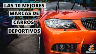 Las 10 MEJORES marcas de CARROS deportivos [upl. by Allista]