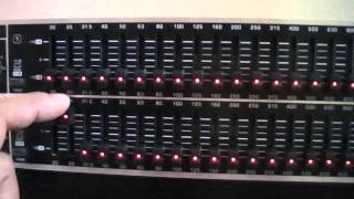 Behringer GEQ3102 31 Band Graphic Equalizer [upl. by Nerek]