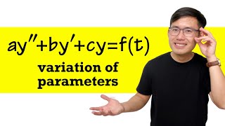 Variation of Parameters introduction amp idea [upl. by Aivatal]