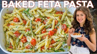 I Made BAKED FETA PASTA  Viral TikTok Recipe [upl. by Boyd929]