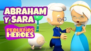 HISTORIAS DE LA BIBLIA PARA NIÑOS 📖🤰🏻 ABRAHAM Y SARA  PEQUEÑOS HEROES [upl. by Orran]