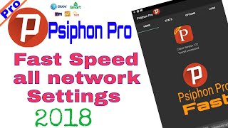 PRO PSIPHON 2021 all network Fast Speed Settings Psiphon Pro [upl. by Adao]