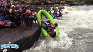 2018 GAULEY RIVER WHITEWATER RAFTING FLIPS amp CARNAGE [upl. by Nyrahtak737]