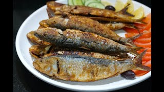 How to Cook Fresh Sardines  Fried Sardines  Fried Fish Recipe  Youtube [upl. by Mungo387]