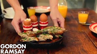 Boiled Eggs With Anchovy Soldiers By Gordon Ramsay [upl. by Leveridge]