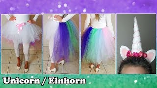 DIY Unicorn  Einhorn  Costume  Kostüm [upl. by Fates]