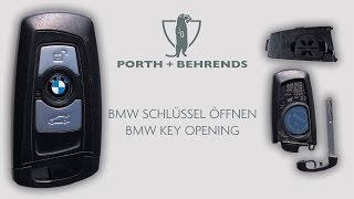 BMW SCHLÜSSEL ÖFFNENBMW KEY OPENING [upl. by Yecaj]