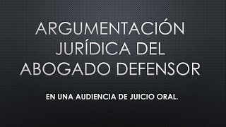 Como hablar en una audiencia de juicio oral  TUTORIAL [upl. by Courtenay941]