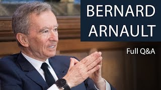 Bernard Arnault  Full QampA  Oxford Union [upl. by Esyak]